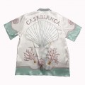 「#3055」Casablanca 22SS pink shell coral short sleeve shirt