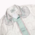 「#3055」Casablanca 22SS pink shell coral short sleeve shirt