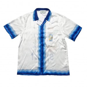 「#3061」Casablanca 23SS white cactus tennis court shirt