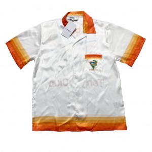 「#3062」Casablanca 23SS white cactus tennis court shirt