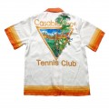 「#3062」Casablanca 23SS white cactus tennis court shirt