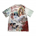 「#3102」Casablanca Tenni movie theater, Hawaiian short sleeve vacation shirt