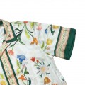 「#3104」Casablanca Graffiti flower printed silk shirt