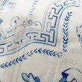 「#3117」Casablanca 23SS Blue Marble Swan Hawaiian long sleeve shirt