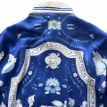 「#3126」Casablanca 23SS Blue Marble Swan Hawaiian long sleeve shirt