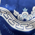 「#3126」Casablanca 23SS Blue Marble Swan Hawaiian long sleeve shirt