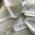 「#3129」Casablanca 23 gourmet cake travel pattern blue twill silk shirt