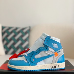 「#835」Off-White Air Jordan 1 Powder Blue UNC AJ1