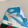 「#835」Off-White Air Jordan 1 Powder Blue UNC AJ1