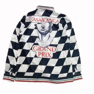 「#3134」Casablanca Checkerboard shirt with long sleeves