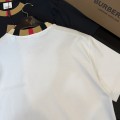 「#3150」Burberry 2024ss latest logo embroidered cotton short-sleeved t-shirt