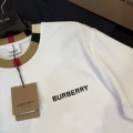 「#3150」Burberry 2024ss latest logo embroidered cotton short-sleeved t-shirt