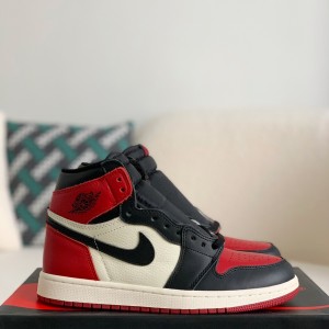 「#840」Air Jordan 1 Retro High OG Bred Toe