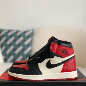 「#840」Air Jordan 1 Retro High OG Bred Toe