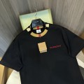 「#3151」Burberry 2024ss latest logo embroidered cotton short-sleeved t-shirt