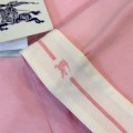 「#3156」Burberry 2024ss the latest white cloth cuffs stitching small war horse printed cotton t-shirt