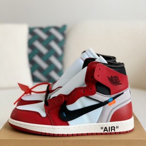 「#843」Nike Off-White Air Jordan 1 Retro Chicago