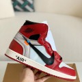 「#843」Nike Off-White Air Jordan 1 Retro Chicago