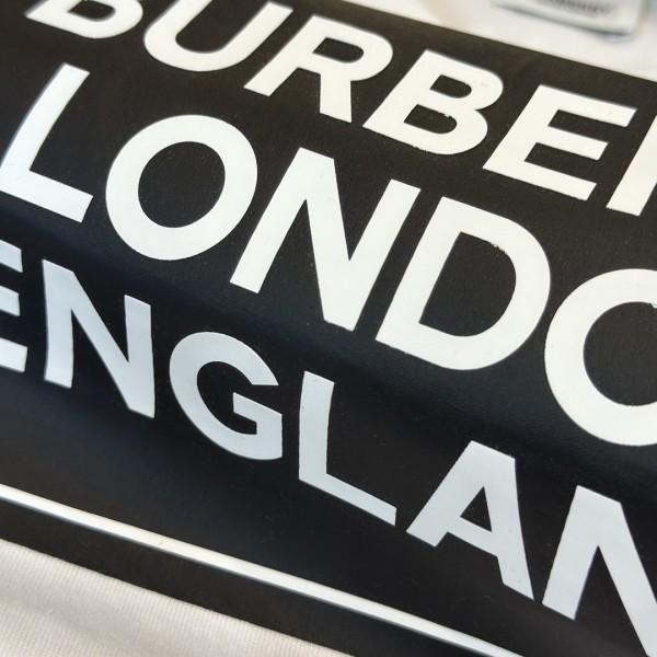 Burberry 2024ss latest, logo printed cotton three-dimensional loose t-shirt