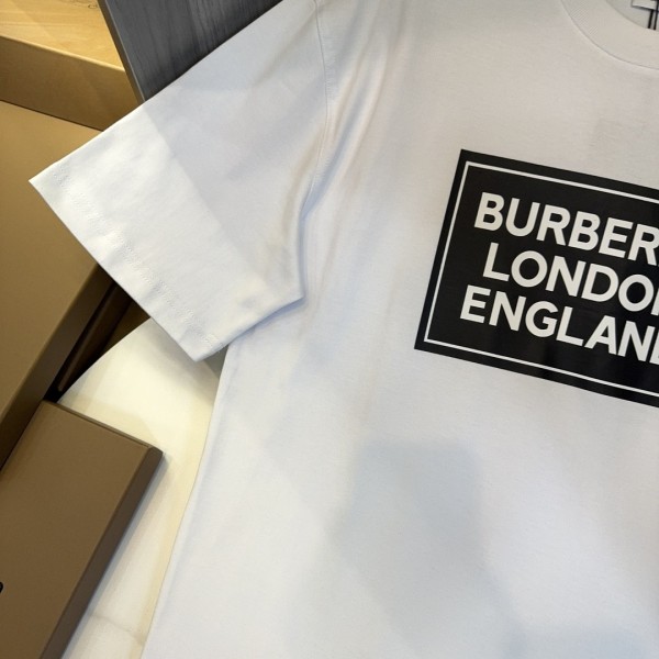 Burberry 2024ss latest, logo printed cotton three-dimensional loose t-shirt