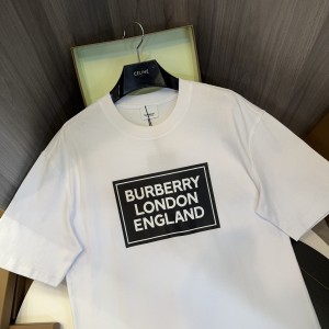 「#3158」Burberry 2024ss latest, logo printed cotton three-dimensional loose t-shirt