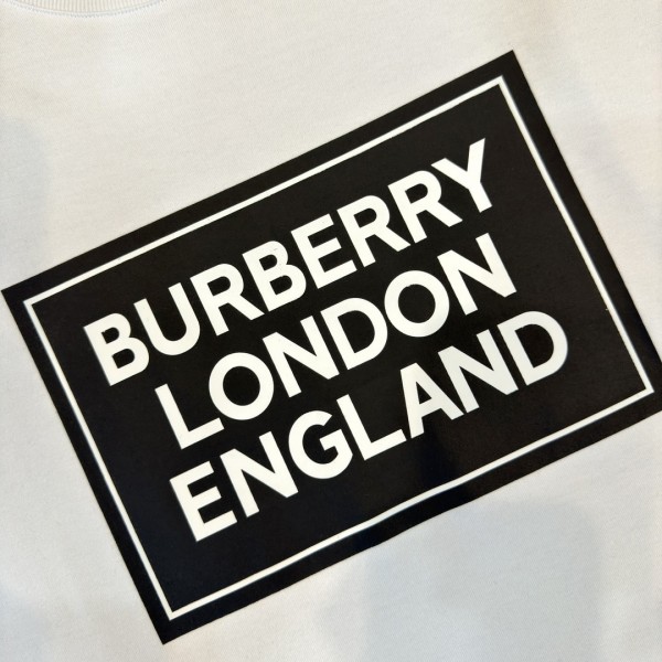 Burberry 2024ss latest, logo printed cotton three-dimensional loose t-shirt