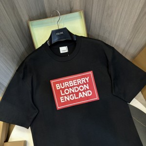 「#3159」Burberry 2024ss latest, logo printed cotton three-dimensional loose t-shirt