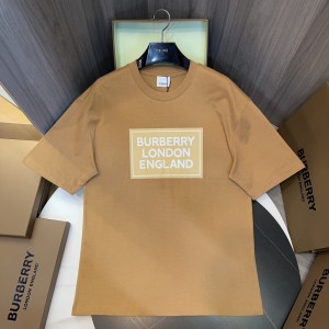「#3160」Burberry 2024ss latest, logo printed cotton three-dimensional loose t-shirt