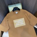 「#3160」Burberry 2024ss latest, logo printed cotton three-dimensional loose t-shirt