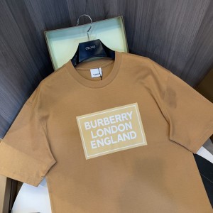 「#3160」Burberry 2024ss latest, logo printed cotton three-dimensional loose t-shirt