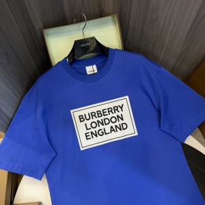 「#3162」Burberry 2024ss latest, logo printed cotton three-dimensional loose t-shirt