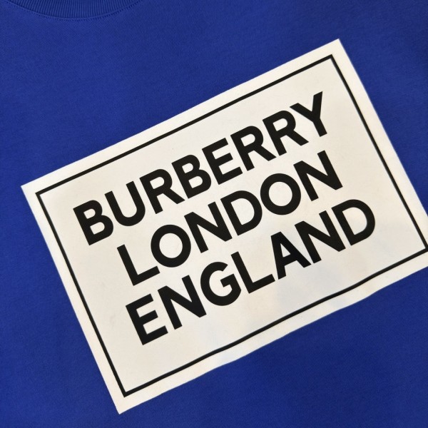 Burberry 2024ss latest, logo printed cotton three-dimensional loose t-shirt