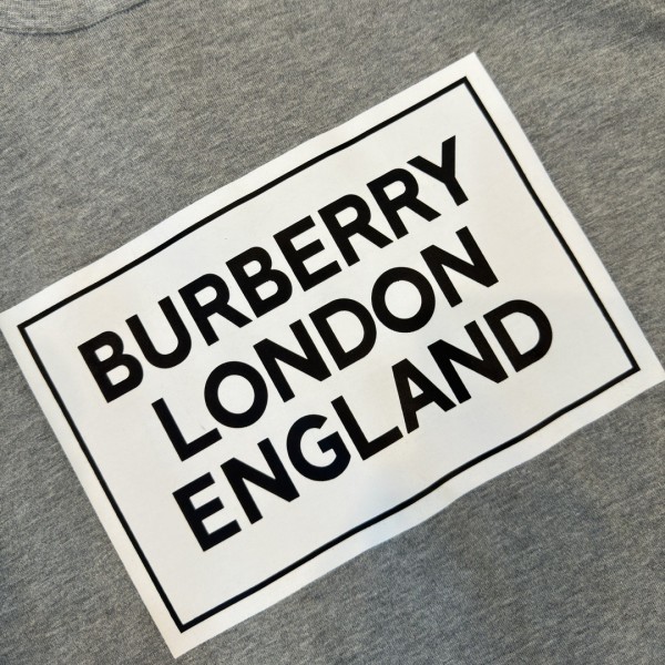 Burberry 2024ss latest, logo printed cotton three-dimensional loose t-shirt