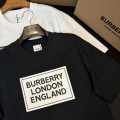 「#3164」Burberry 2024ss latest, logo printed cotton three-dimensional loose t-shirt