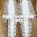「#3165」【Handmade Custom】Louis Vuitton Himalayan Crocodile Leather Trainer Sneakers