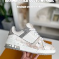 「#3165」【Handmade Custom】Louis Vuitton Himalayan Crocodile Leather Trainer Sneakers