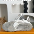 「#3165」【Handmade Custom】Louis Vuitton Himalayan Crocodile Leather Trainer Sneakers