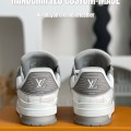 「#3165」【Handmade Custom】Louis Vuitton Himalayan Crocodile Leather Trainer Sneakers