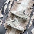 「#3165」【Handmade Custom】Louis Vuitton Himalayan Crocodile Leather Trainer Sneakers