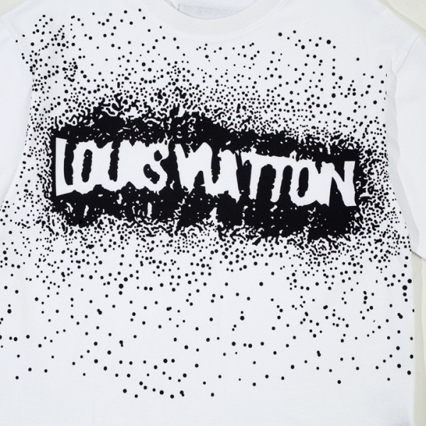 Louis Vuitton Ink-jet, graffiti Logo t-shirt