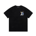 「#3179」Louis Vuitton Flowers printed with colored lettering t-shirt