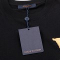「#3179」Louis Vuitton Flowers printed with colored lettering t-shirt