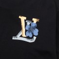 「#3179」Louis Vuitton Flowers printed with colored lettering t-shirt