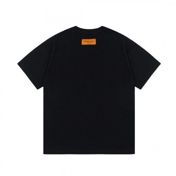 Louis Vuitton Watercolor graffiti art printing t-shirt