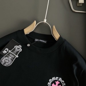 「#3185」Chrome Hearts 24 Cross Sanskrit cloth embroidered t-shirt