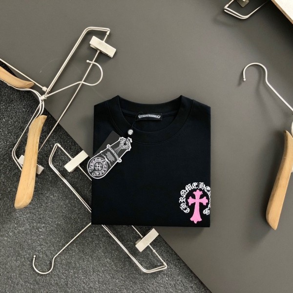 Chrome Hearts 24 Cross Sanskrit cloth embroidered t-shirt