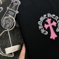 「#3185」Chrome Hearts 24 Cross Sanskrit cloth embroidered t-shirt