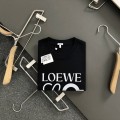 「#3189」LOEWE Black reflective process printing T-shirt