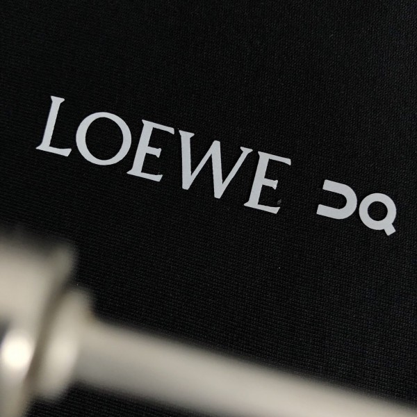 LOEWE Black reflective process printing T-shirt