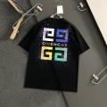 「#3190」Givenchy Hand-painted colored splash-ink letters t-shirt